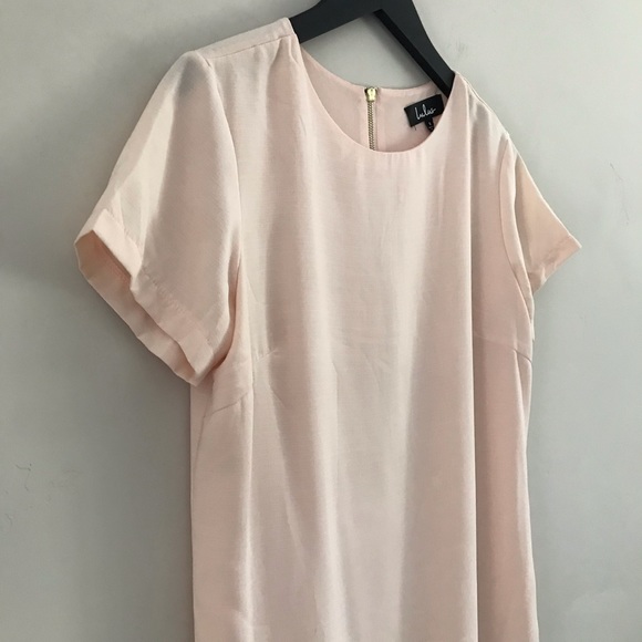Lulu's | Blush Pink Shift And Shout Shift Dress | Sm - Picture 11 of 15